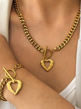 Fashion Hip Hop 2 Piece Set- Gold